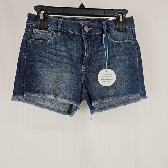 NWT DL1961 Girls Lucy Jeans Shorts size 16 Cut off Raw Hem Frayed - Picture 2 of 6
